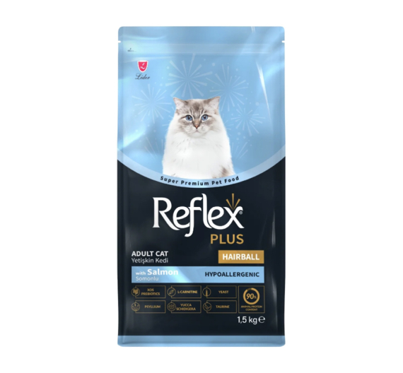 Reflex Plus Adult Hairball Salmon 1.5kg