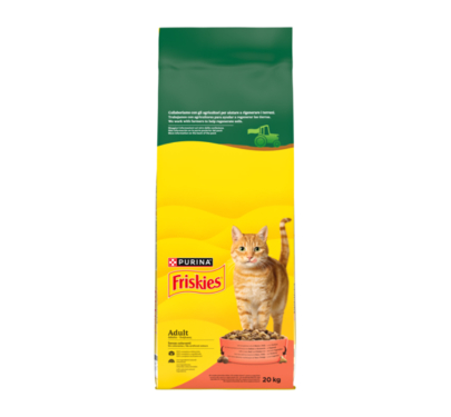 Friskies Βοδινό, Κοτόπουλο & Λαχανικά 20kg