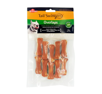 Tail Swingers Συμπαγές Κόκαλο με Κοτόπουλο 5cm 10τμχ