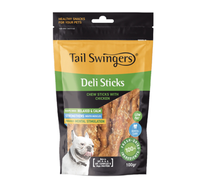 Tail Swingers Sticks Rawhide με Κοτόπουλο 100gr
