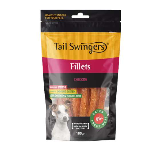 Tail Swingers Λιχουδιές από Φιλετάκια Κοτόπουλου 100gr