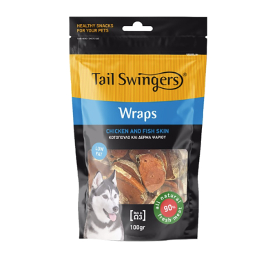 Tail Swingers Ρολάκια με Κοτόπουλο & Ψάρι 100gr
