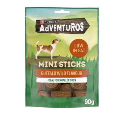 Purina Adventuros Mini Sticks με Βούβαλο 90gr