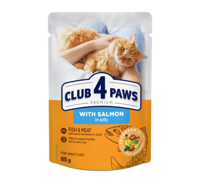 Club 4 Paws Adult Salmon Jelly 85gr