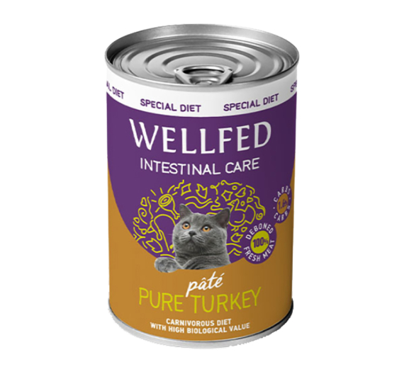 Wellfed Intestinal Sterilised Turkey 400gr