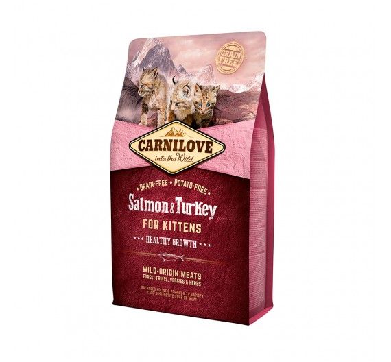 Carnilove Kittens Salmon & Turkey 2kg - Healthy Growth