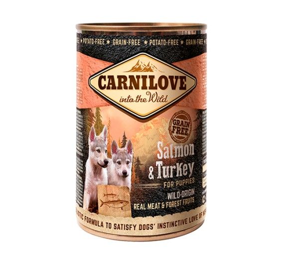 Carnilove Can Puppies Salmon & Turkey 400gr