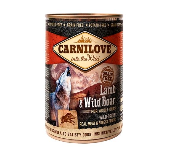 Carnilove Can Adult Dogs Lamb & Wild Boar 400gr