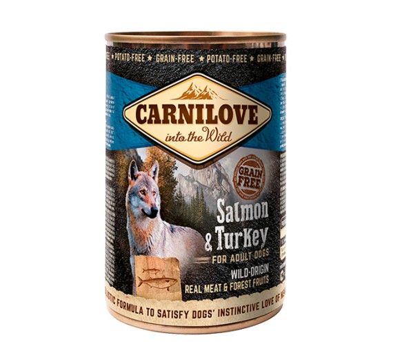Carnilove Can Adult Dogs Salmon & Turkey 400gr