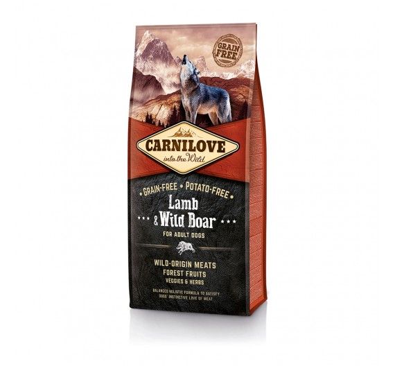 Carnilove Lamb & Wild Boar Adult 12kg Carnilove Lamb & Wild Boar Adult 12kg