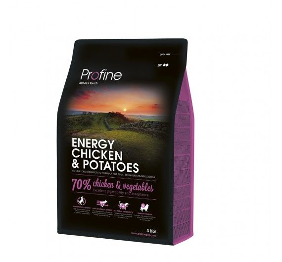Profine Dog Energy Chicken & Potatoes 3kg (Λήξη 6/25) Profine Dog Energy Chicken & Potatoes 3kg (Λήξη 6/25)