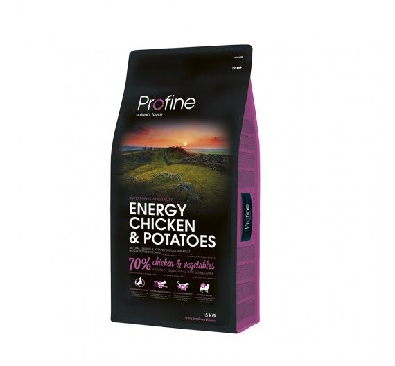 Profine Dog Energy Chicken & Potatoes 15kg Profine Dog Energy Chicken & Potatoes 15kg