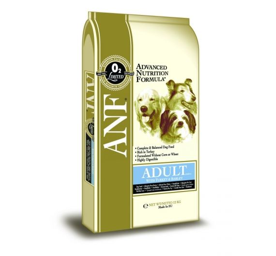 ANF Adult Turkey Meal & Barley 3kg ANF Adult Turkey Meal & Barley 3kg