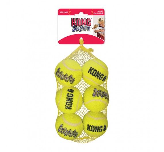 KONG Squeakair Ball 6-Pack M