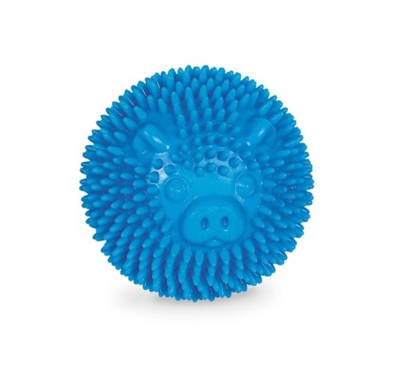 Nobby Tpr Rubber Spiky Ball Pig Blue 8cm Nobby Tpr Rubber Spiky Ball Pig Blue 8cm