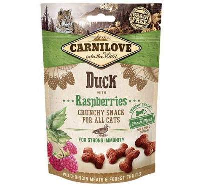 Carnilove Fresh & Crunch Duck with Rasberries 50gr
