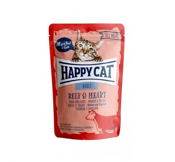 Happy Cat All Meat Kitten/Junior Κοτόπουλο & Μπακαλιάρος 85gr Happy Cat All Meat Kitten/Junior Κοτόπουλο & Μπακαλιάρος 85gr