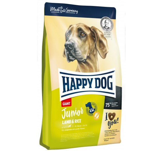 Happy Dog Junior Giant Lamb & Rice 15kg Happy Dog Junior Giant Lamb & Rice 15kg