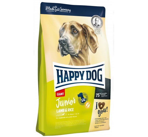 Happy Dog Junior Giant Lamb & Rice 15kg