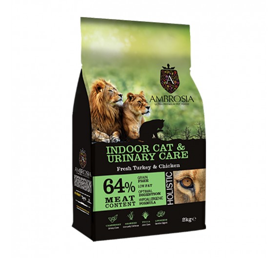 imp AMBROSIA GRAIN FREE CAT INDOOR & URINARY CARE 2Kg imp AMBROSIA GRAIN FREE CAT INDOOR & URINARY CARE 2Kg