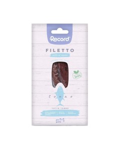 Record Λιχουδιά Γάτας Steamed Filleto Τόνος 25gr