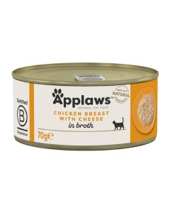 Applaws Cat Στήθος Κοτόπουλο με Τυρί σε Ζωμό Κονσέρβα 70gr