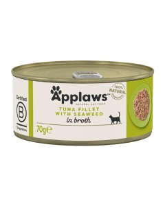 Applaws Cat Τόνος Φιλέτο με Φύκια σε Ζωμό Κονσέρβα 70gr