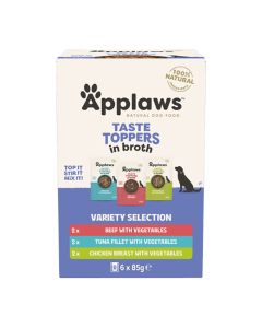 Applaws Taste Toppers Dog Ποικιλία σε Ζωμό Φακελάκι 6x85gr