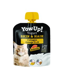 YowUp Cat Yogurt Pouch Skin & Hair Γιαούρτι Γάτας 85gr