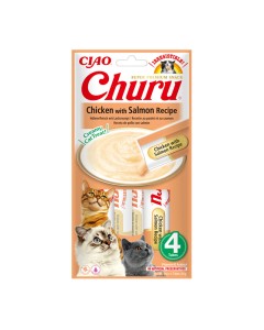 Inaba Churu Cat Κρεμώδης Λιχουδιά με Κοτόπουλο & Τόνο 56gr