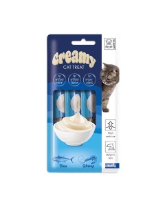 M-Pets Creamy Treats Tuna & Shrimp Κρέμα με Τόνο & Γαρίδες 60gr (4x15gr)