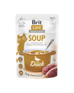 Brit Care Cat Soup Duck 75gr