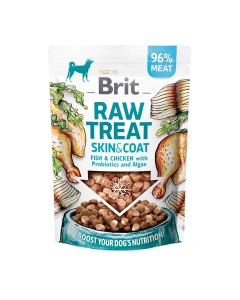 Brit Dog Raw Treat Skin & Coat Fish & Chicken 40gr