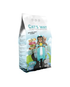 Cat's Way Άμμος Μπετονίτη με Άρωμα Σαπούνι Μασσαλίας 10L