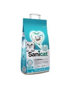 Sanicat Active Clumping Λευκή Άμμος Μπετονίτη Marseille Soap 10L