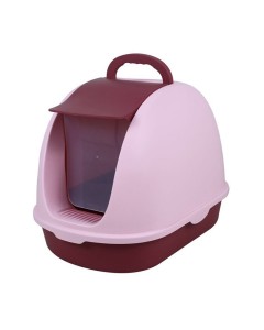 Pet Interest Κλειστή Τουαλέτα Mat 56x39x42cm Ροζ