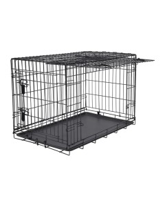 Μεταλλικό Κλουβί Wire Crate Σκύλου με  Συρόμενη Πόρτα XXL 122x75x81εκ.