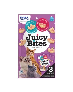 Inaba Churu Cat Juicy Bites Λιχουδιές με Γαρίδα & Θαλασσινά 33.9gr