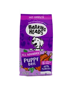 Barking Heads All Hounder Puppy Days Turkey 6kg