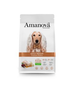 Amanova Dog Adult Medium Exquisite Chicken 2kg Low Grain