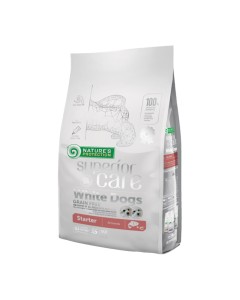 Nature's Protection White Dog Salmon Grain Free Starter 1.5kg