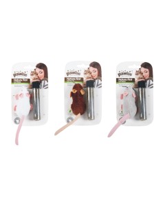 Pawise Παιχνίδι Catnip Mouse 8cm Με Ανταλλακτικό Catnip
