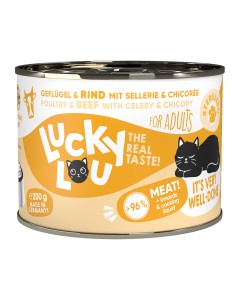 Lucky Lou LifeStage Adult Sterilized Πουλερικά & Βοδινό 200gr