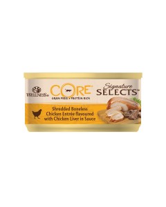 Wellness CORE Signature Select Φιλετάκια Κοτόπουλο & Συκώτι Κοτόπουλου 79gr
