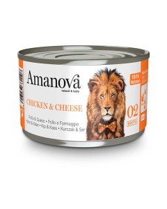Amanova Cat Chicken & Cheese Broth 70gr