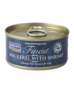 Fish4Cats Macherel & Shrimp 70gr