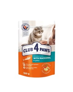 Club 4 Paws Adult Mackerel Gravy 100gr