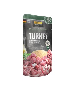 Belcando Φακελάκι Finest Selection Γαλοπούλα Με Αμάραντο & Μπιζέλια 125gr