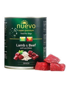 Nuevo Senior Αρνί & Βοδινό με Νιφάδες Βρώμης 800gr