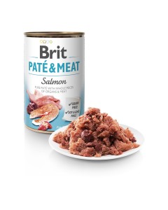 Brit Dog Can Pate & Meat Salmon 400gr